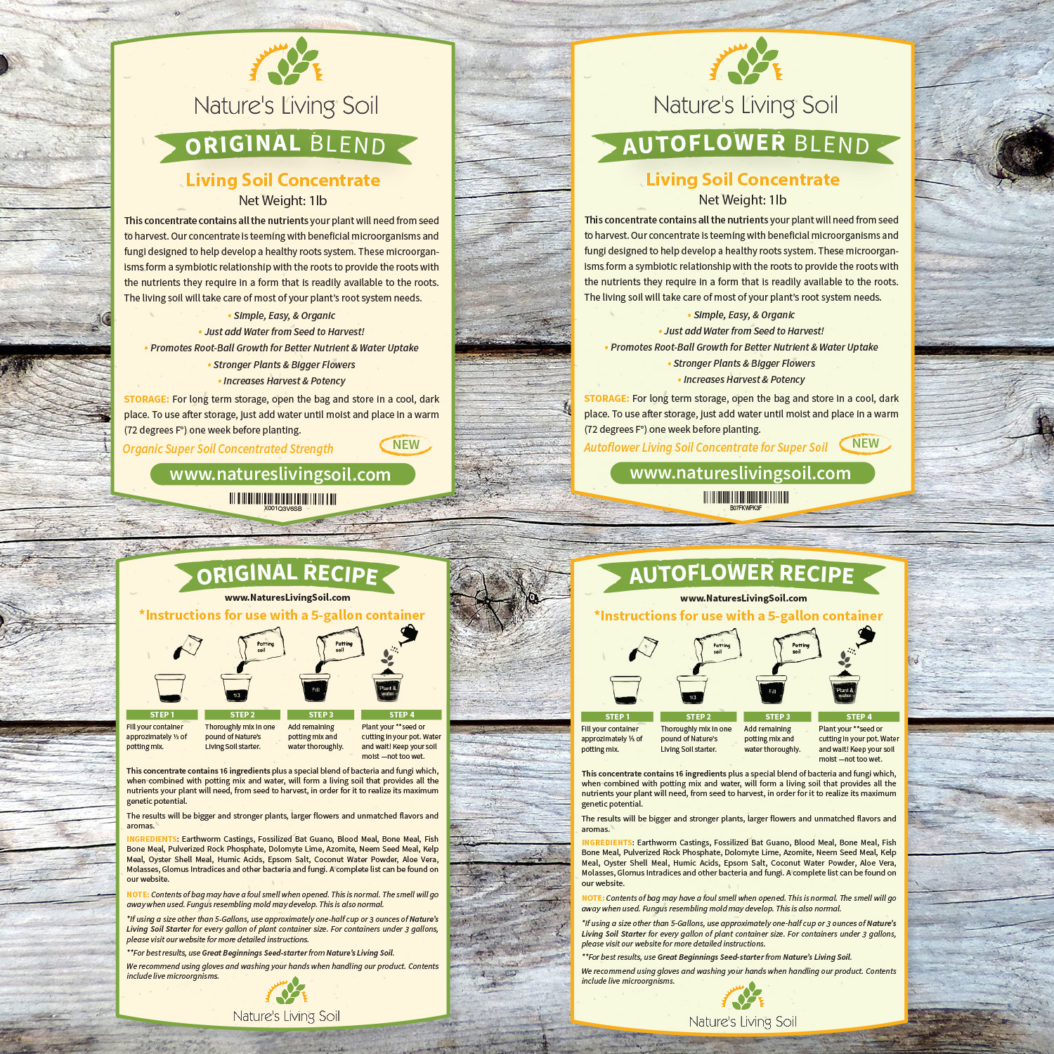 Label Design by shritaa1 for Nature's Living Soil | Design #22628469