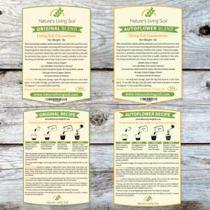 Label Design by shritaa1 for Nature's Living Soil | Design: #22628469