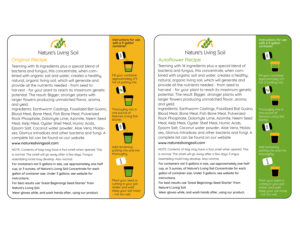 Label Design by Nada H for Nature's Living Soil | Design: #22627729