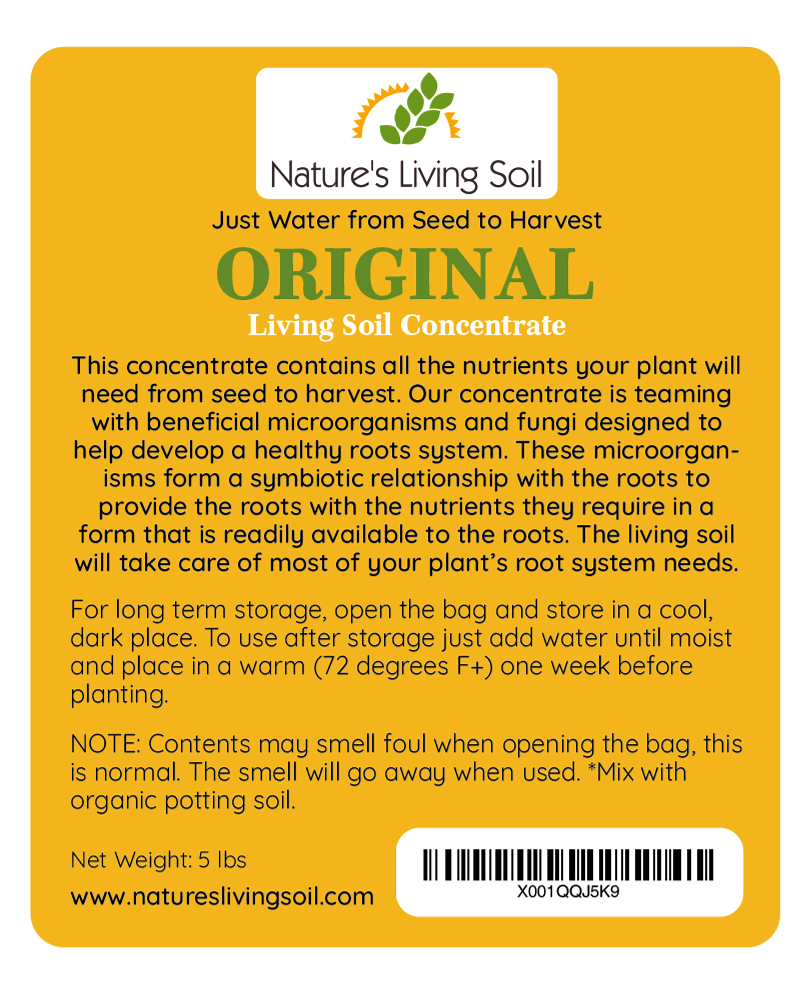 Diseño de Etiqueta por Nada H para Nature's Living Soil | Diseño #22567317
