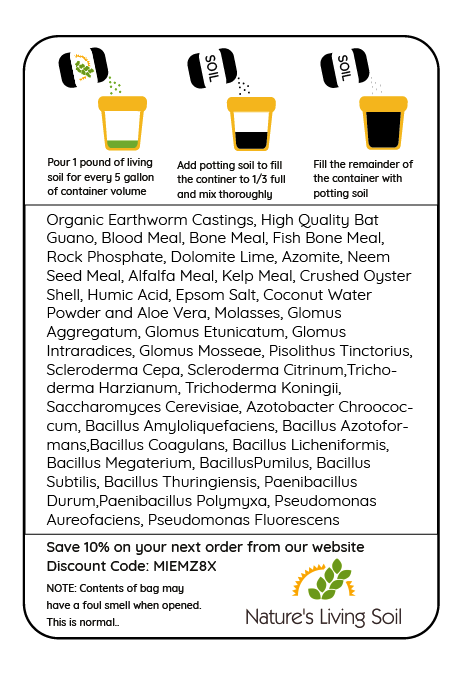 Diseño de Etiqueta por Nada H para Nature's Living Soil | Diseño #22570965