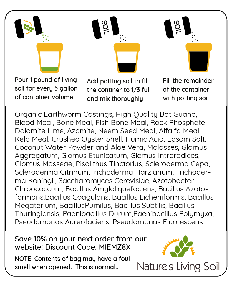 Diseño de Etiqueta por Nada H para Nature's Living Soil | Diseño #22570966