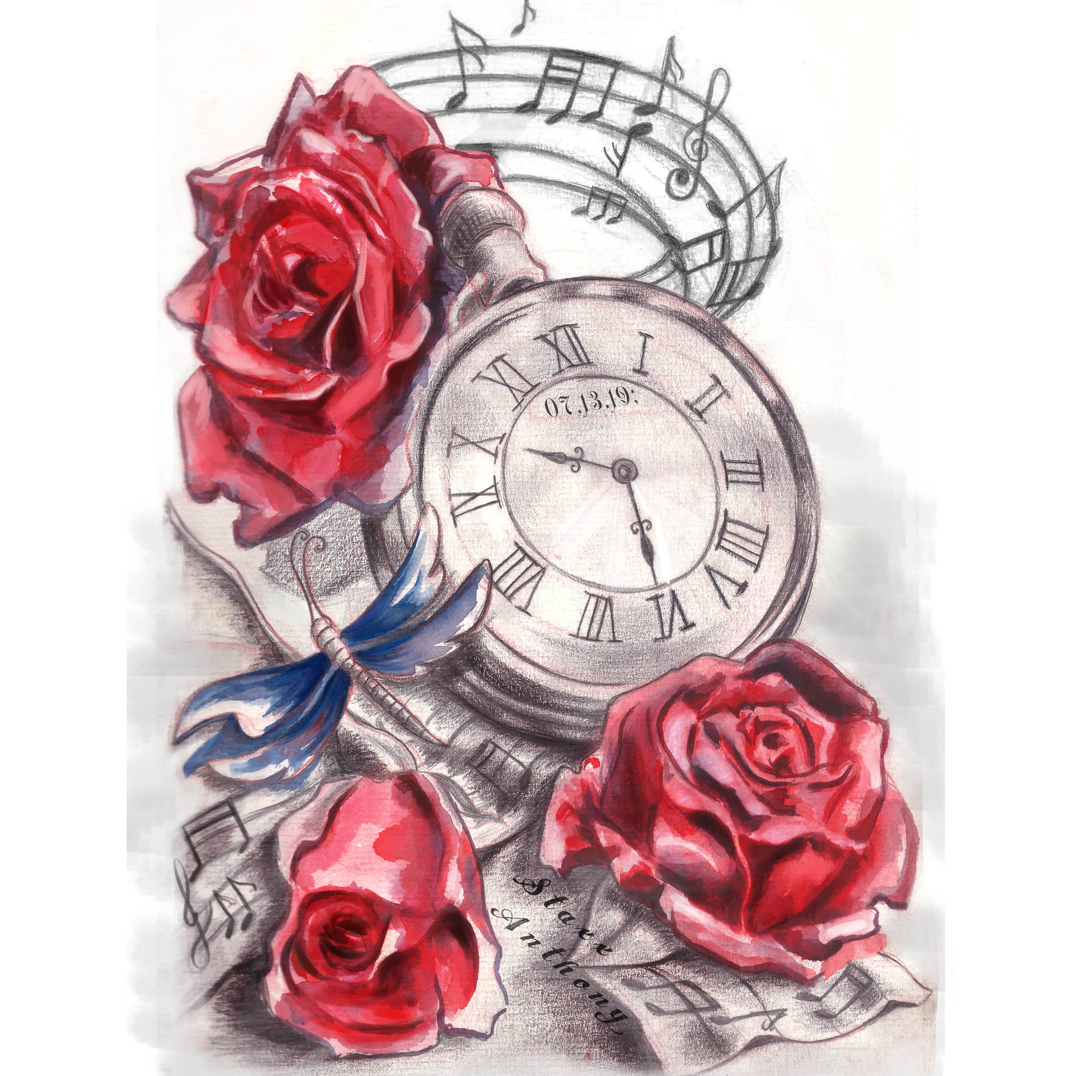 Tattoo Design by dalia kamel 109 for this project | Design #22603372