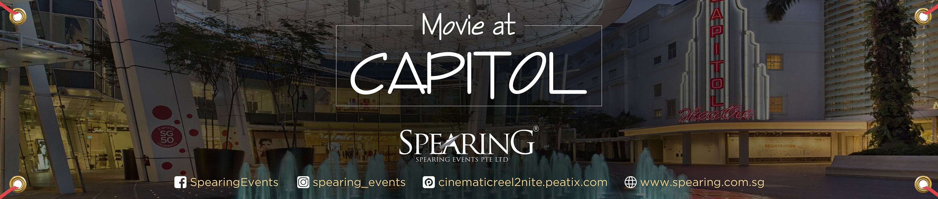 Banner Ad Design by Web Skippers for Spearing Events Pte Ltd | Design #22567144