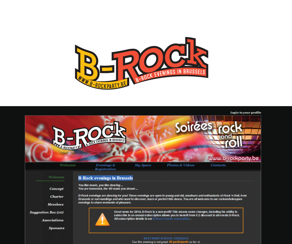 Logo Design by Intro Base for B-Rock ASBL | Design #3023676