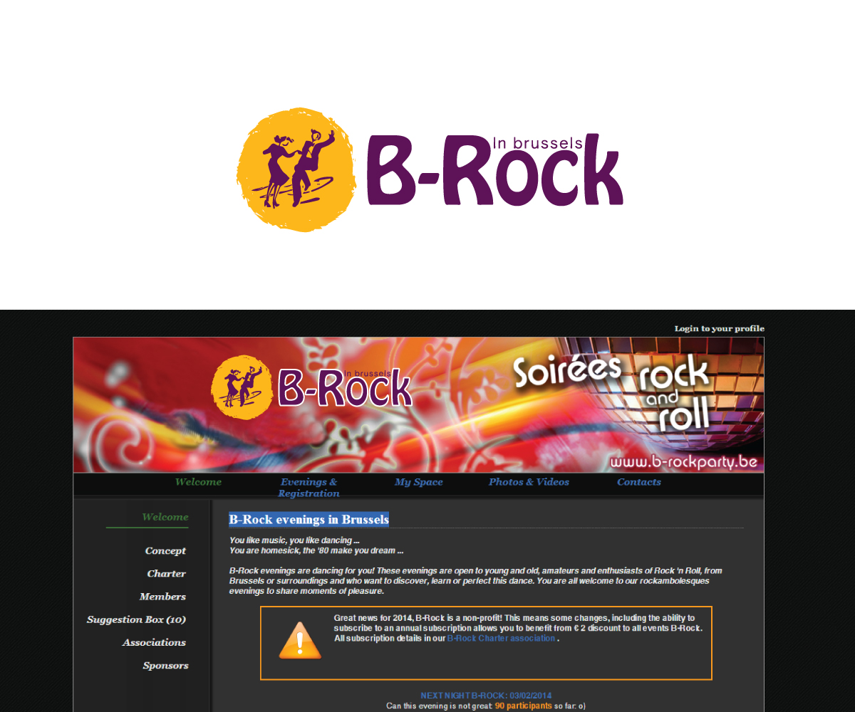 Logo Design by Intro Base for B-Rock ASBL | Design #3034350