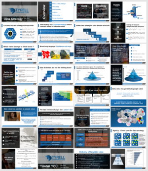 Redesign and layout a 28 slide powerpoint slide deck to act as company template | Design de PowerPoint par IndreDesign