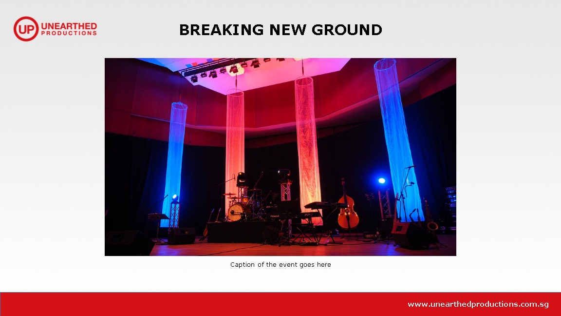 Diseño de Catálogo por Arnab Shahriar para Unearthed Productions Events Management | Diseño #22703903