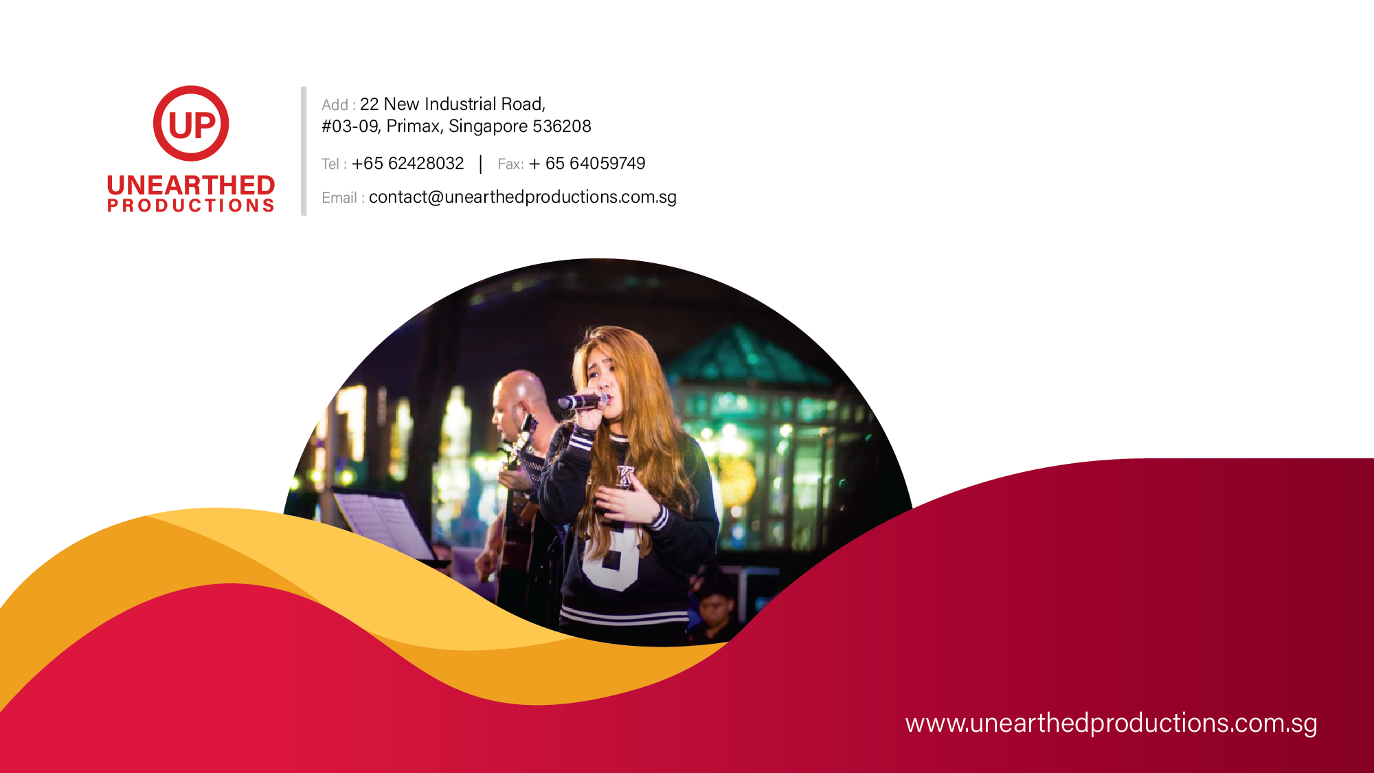 Design de Catalogue par Akshar Shailesh pour Unearthed Productions Events Management | Design #22706133