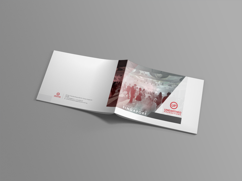Katalog-Design von nafizrahat für Unearthed Productions Events Management | Design #22711723