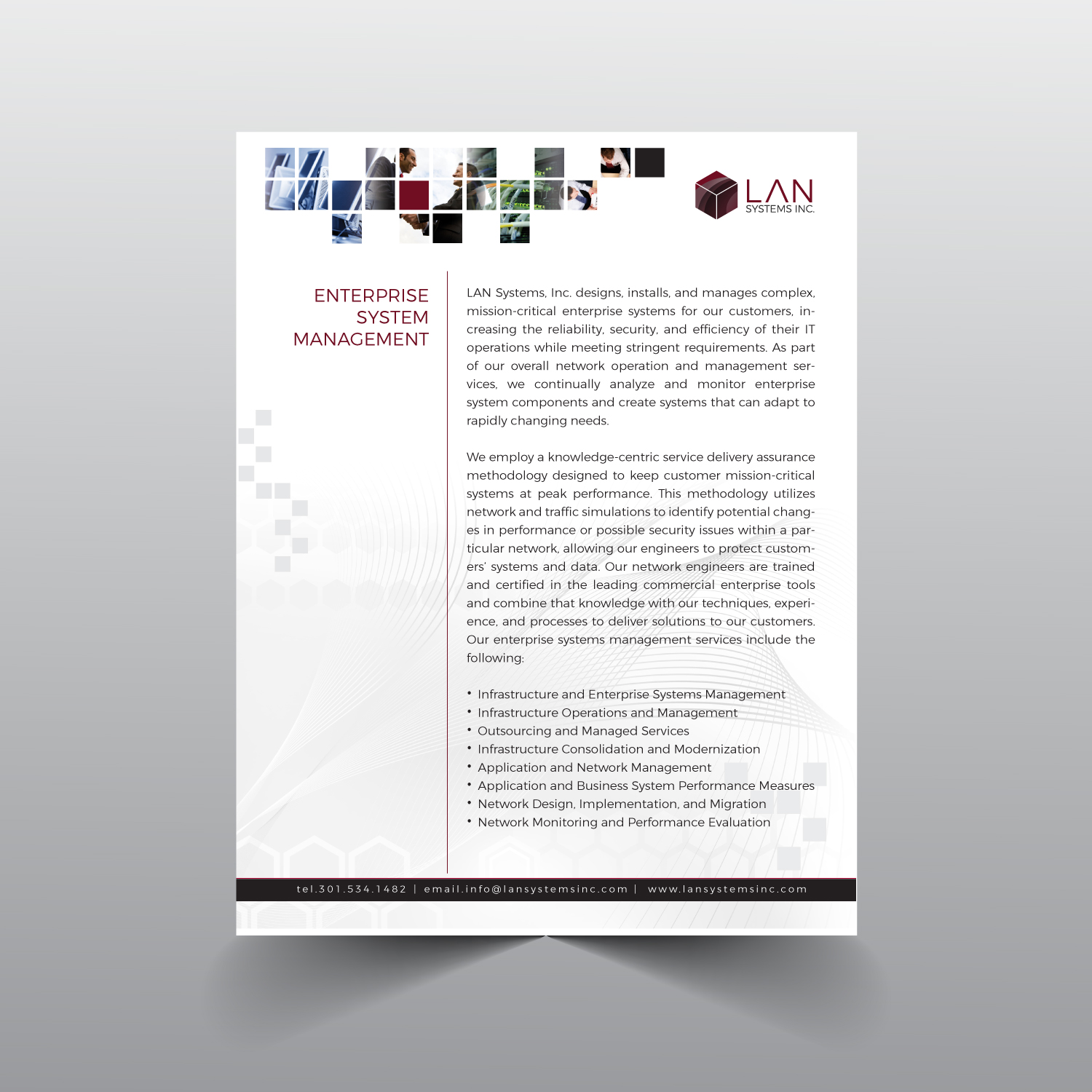 Flyer Design by Louie Fuentes | Manobo Graphic Design Services for LAN Systems, Inc | Design #22583014