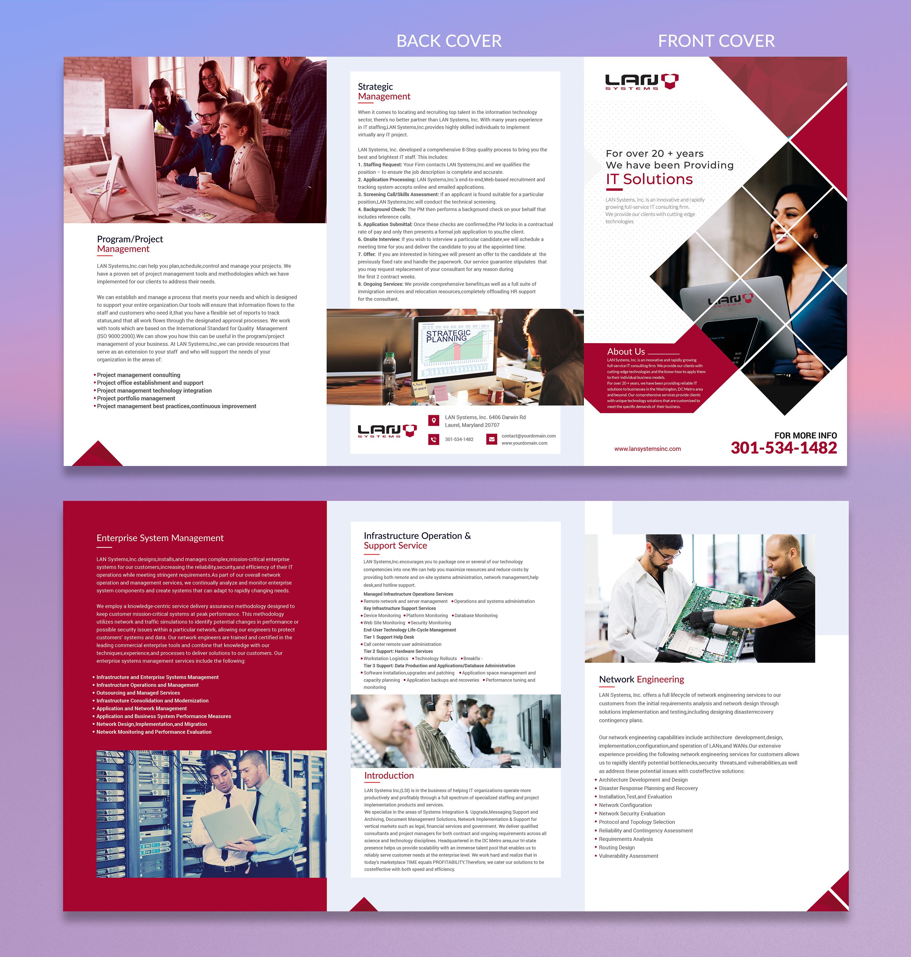 Design de Flyer par Bhushan jha pour LAN Systems, Inc | Design #22585601