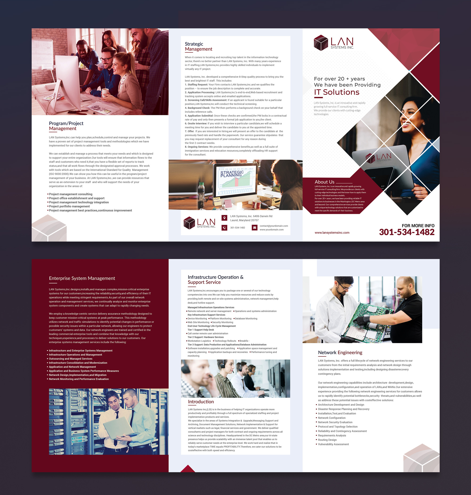 Flyer Design by Bhushan jha for LAN Systems, Inc | Design #22592309