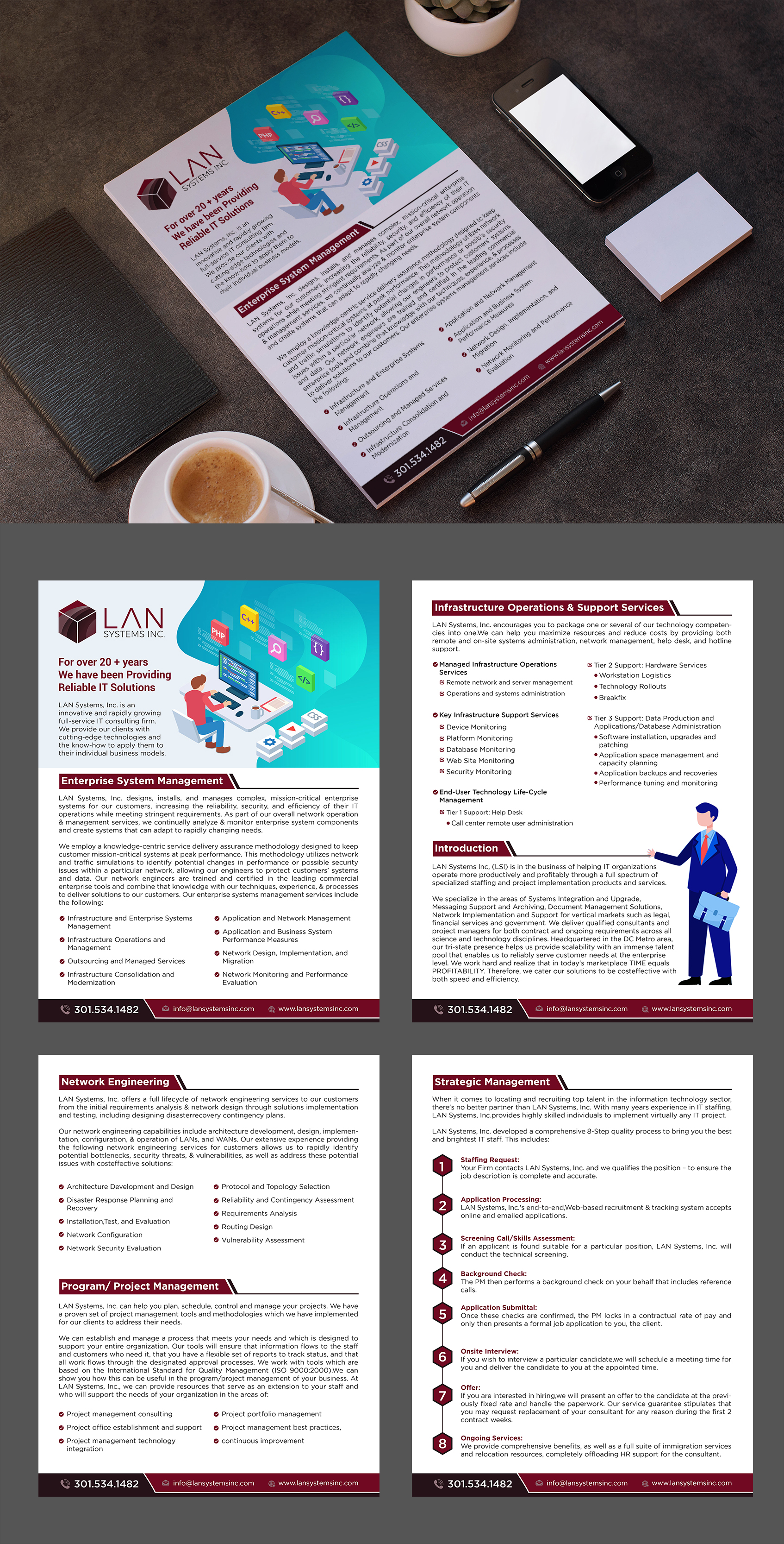 Flyer Design by GraphicsGuru for LAN Systems, Inc | Design #22585765