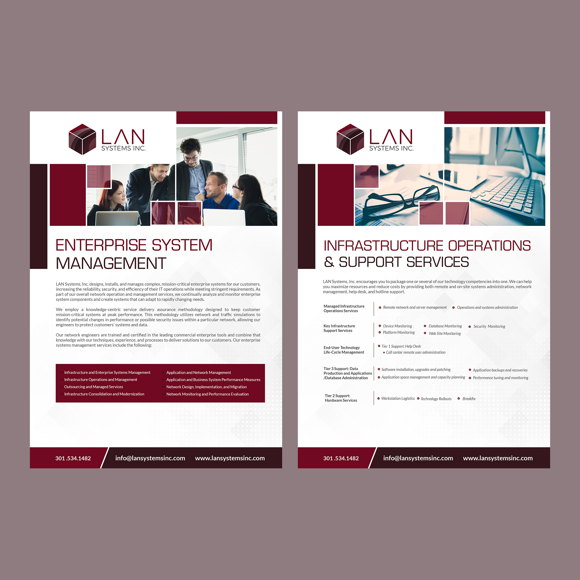 Diseño de Flyer por ZeneFashions para LAN Systems, Inc | Diseño #22598994