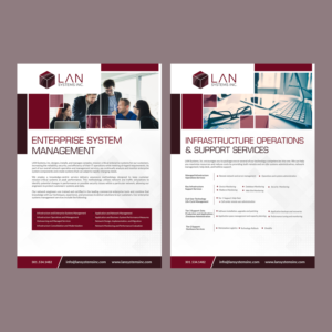 LAN Systems, Inc Inserts redesign | Flyer Design by ZeneFashions