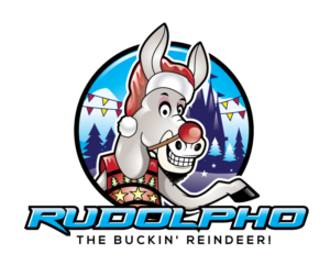 Rudolpho the Buckin' Burro | Logo-Design von logoQ