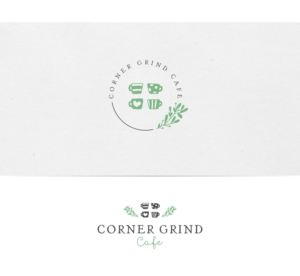 Corner Grind Cafe | Logo Design by ultramarin