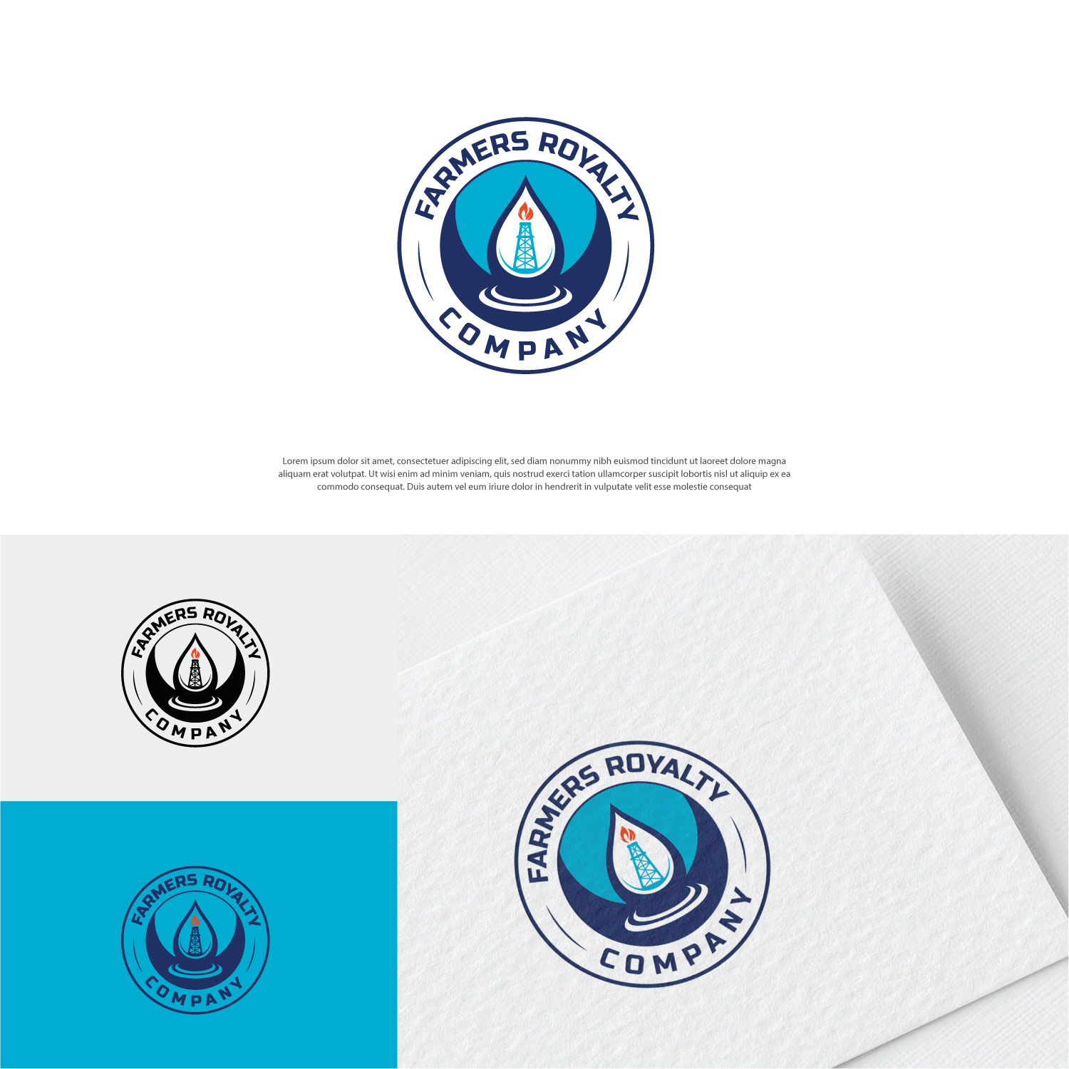 Logo Design by Shigh5 for Farmers Royalty Company | Design #22597821