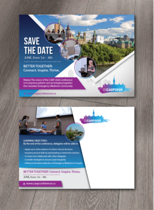 CAEP2020 Save the date post card | Flyer-Design von alex989
