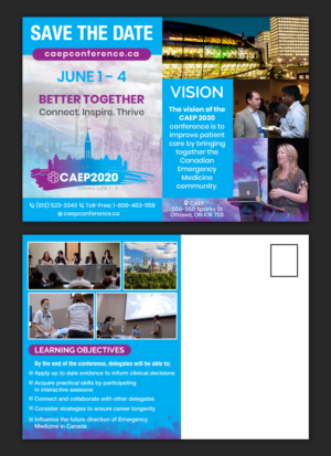 CAEP2020 Save the date post card | Diseño de Flyer por TSU Creations