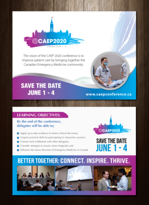 CAEP2020 Save the date post card | Diseño de Flyer por meet007