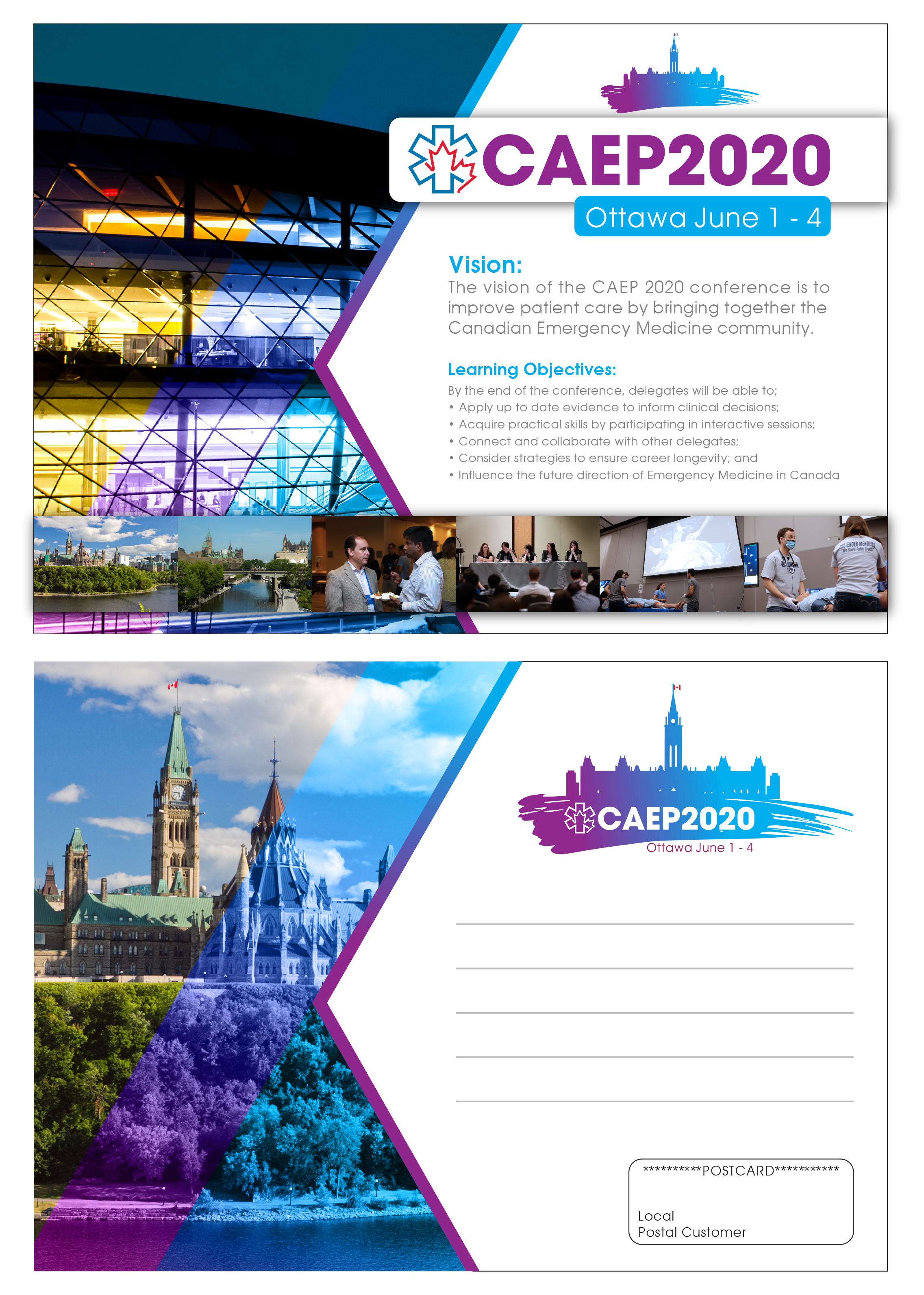 Flyer Design by Danish for Canadian Association of Emergency Physicians | Design #22590232
