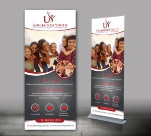 Retractable Banner Design for Youth Group | Trade Show Booth Design by alex989