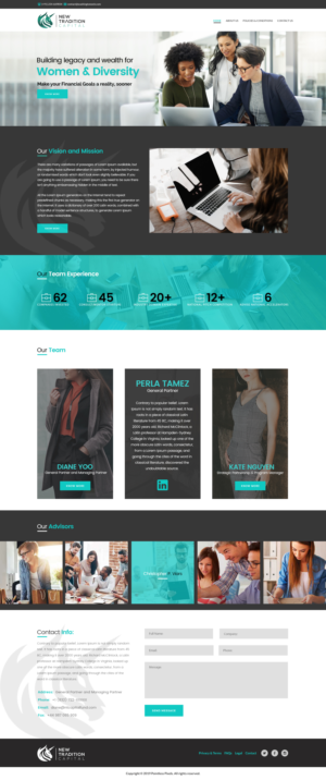 Web Design par Pointless Pixels India pour ce projet | Design #22601996