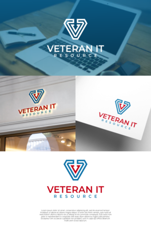 Veteran IT Resource | Logo Design by laba tiada henti