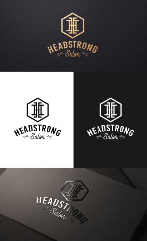 Headstrong Salon | Logo Design by GLDesigns
