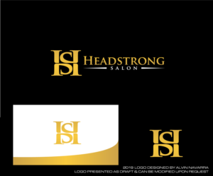 Logo Design by alvinnavarra for Headstrong Salon | Design: #22572924