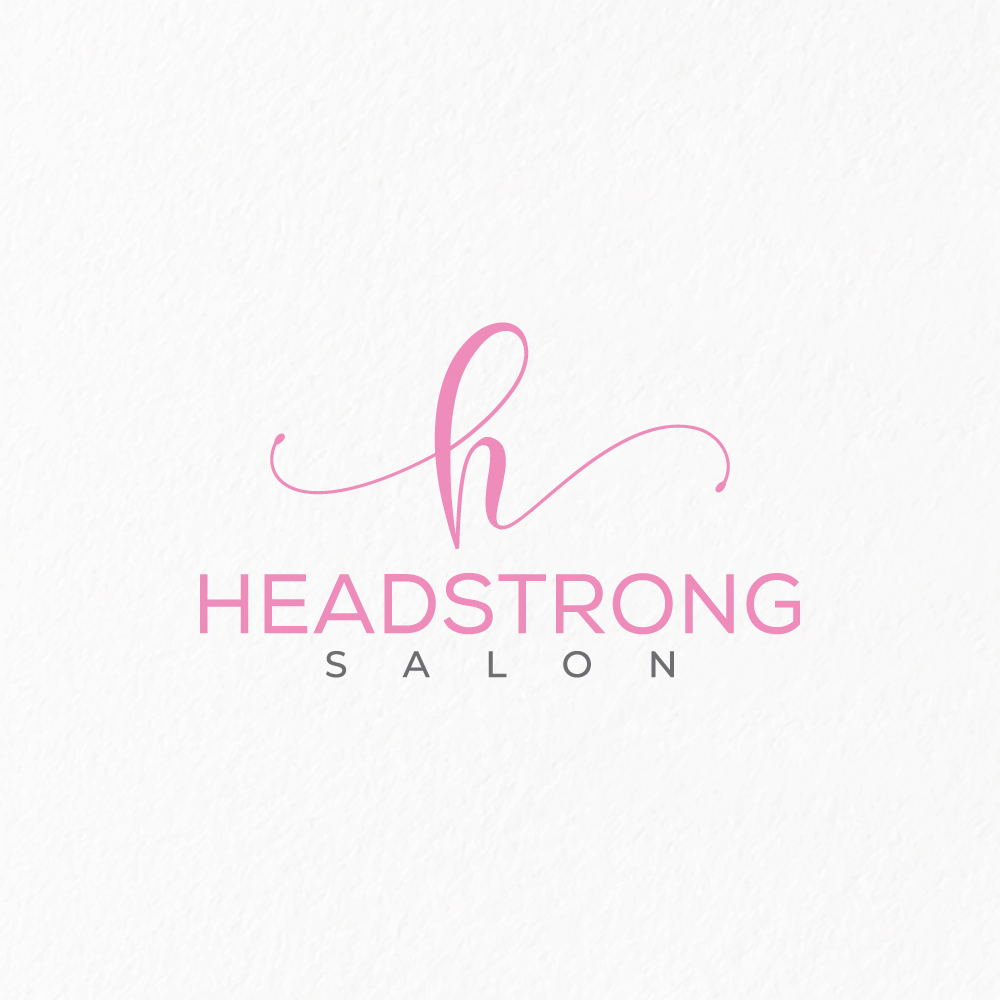 Logo Design for Headstrong Salon by CreatorBW Design 22572065