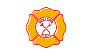 It definately has to have our name in the logo. Broke Down Rescue. | Logo Design by trufya