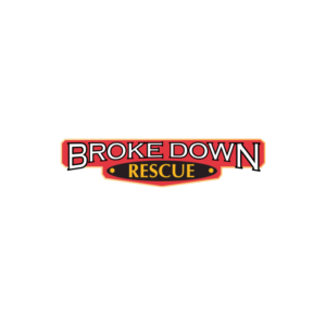 It definately has to have our name in the logo. Broke Down Rescue. | Logo Design by ecorokerz