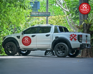 It definately has to have our name in the logo. Broke Down Rescue. | Logo Design by aquabomb26