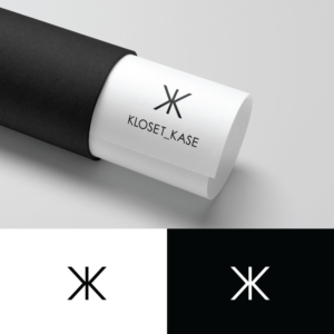 we would like the logo to look good with the name kloset_kase but also be able to  stand alone with just an image. | Logo Design by Rii