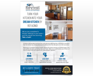 Kitchen Renovation in YOUR area | Design de Flyer par Luniere Designs