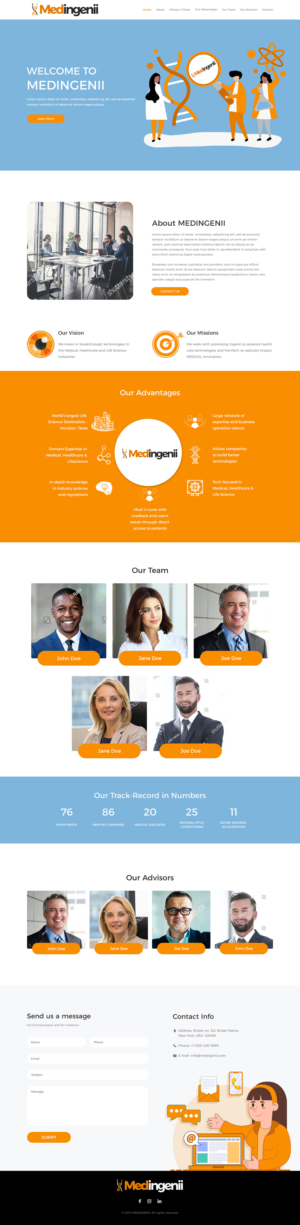 MedIngenii | Diseño Web por Mukarram Haidari
