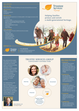 Financial Services General Marketing Brochure | Design de Flyer par Fine Graphics House