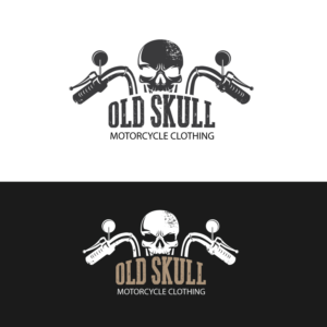 Old Skull - Motorcycle Clothing | Logo Design by Graphic Bricks