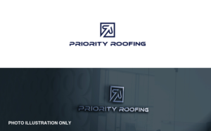 Priority Roofing | Logo Design by MT