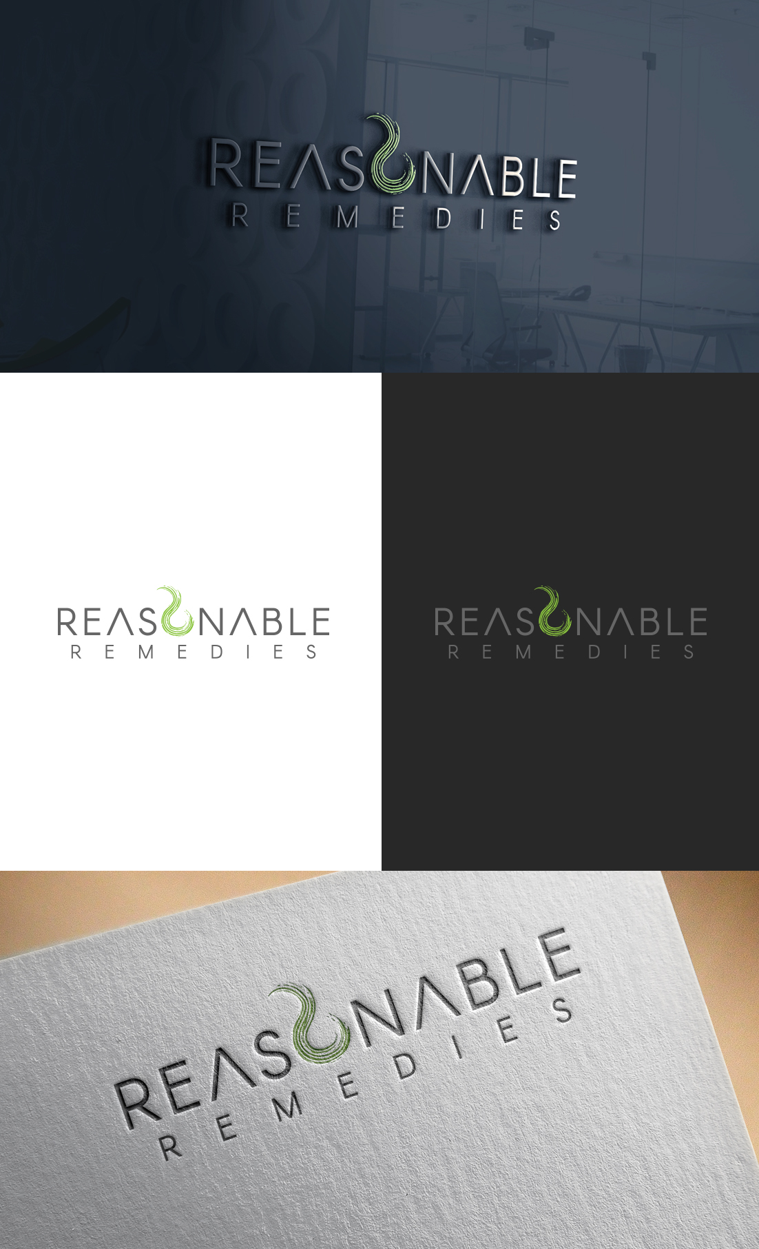 Logo-Design von GLDesigns für H&L Enterprises, dba Reasonable Remedies | Design #22586200