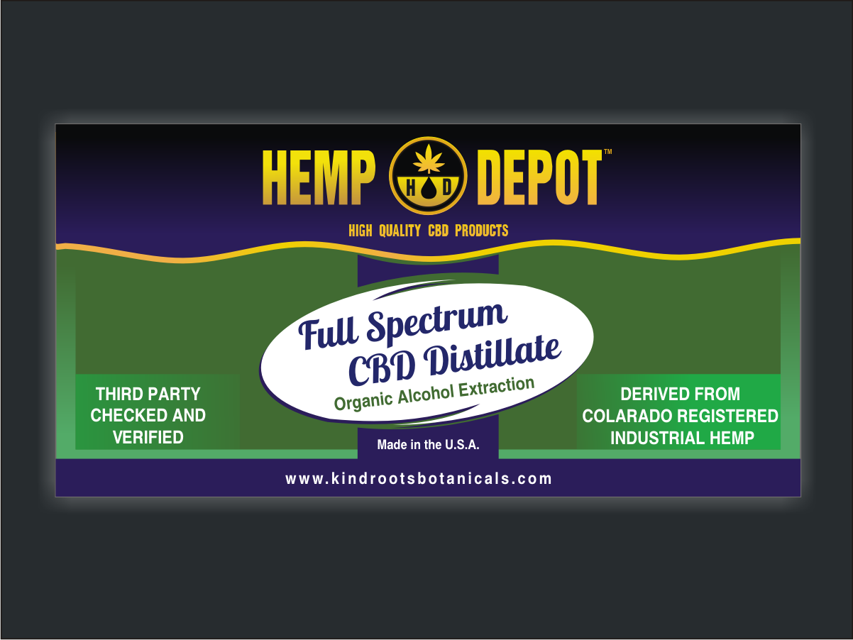 Label Design by Blueberry for Kind Roots Botanicals, LLC | Design #22576622