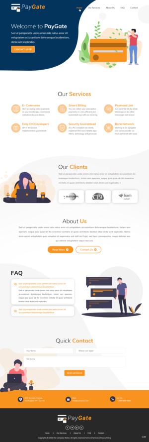 Wordpress Design by pb for this project | Design: #22578608