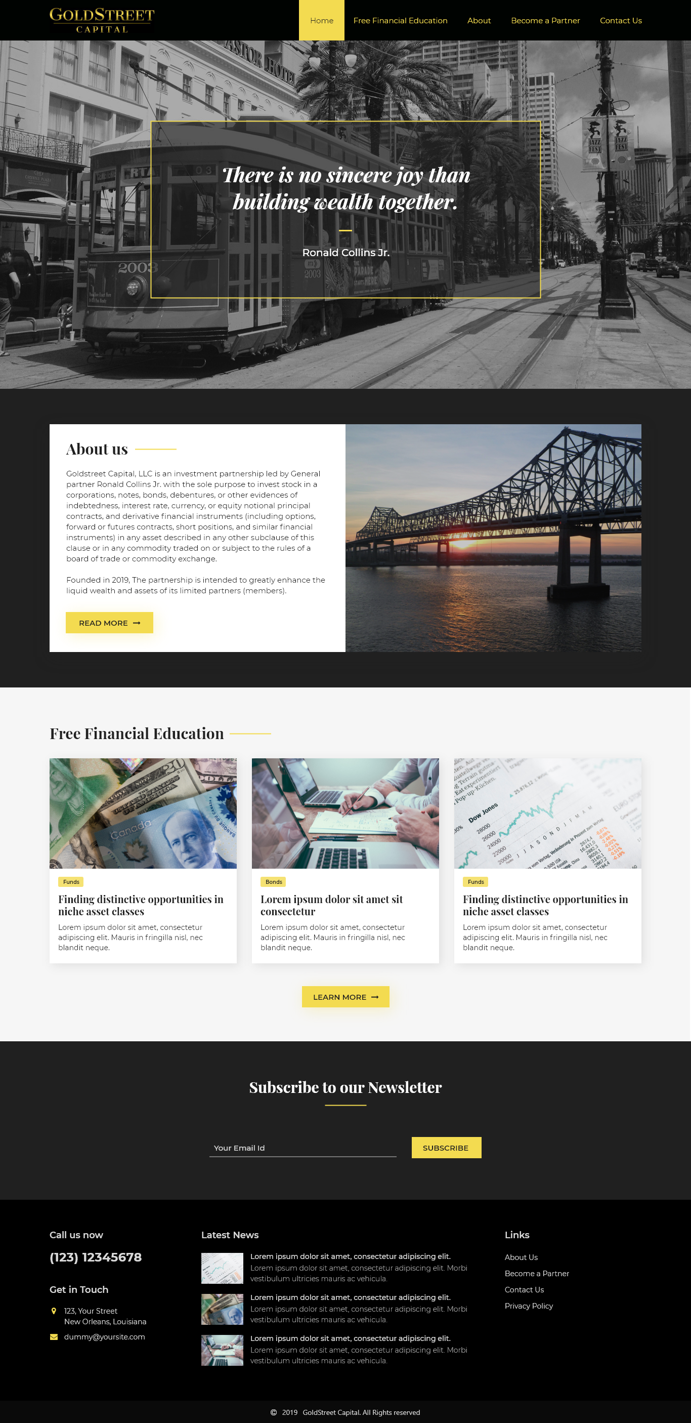Web Design by ParimalBakrola for The Collins Approach | Design #22575900