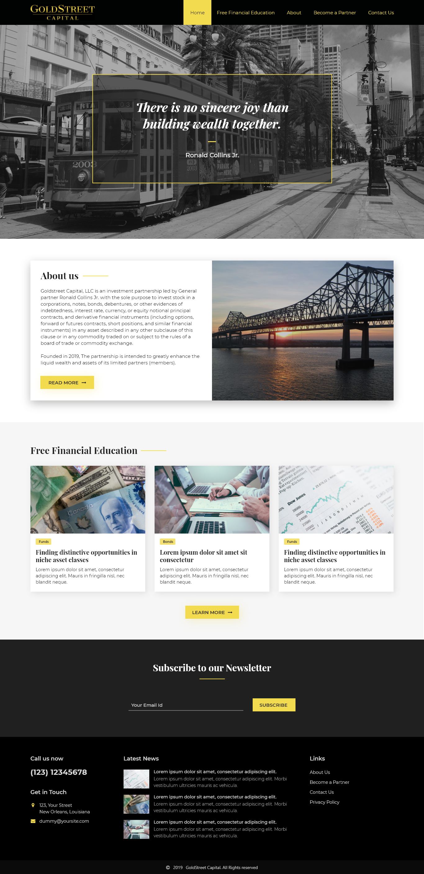 Web Design by ParimalBakrola for The Collins Approach | Design #22575917