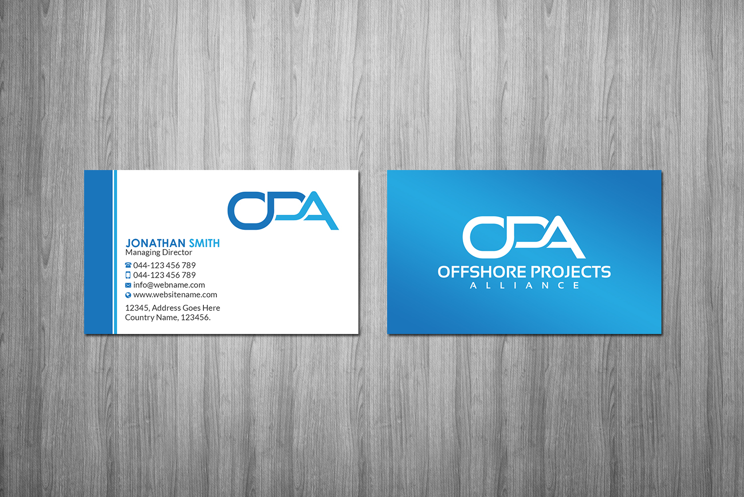 Business Card Design by Creations Box 2015 for this project | Design #22593044