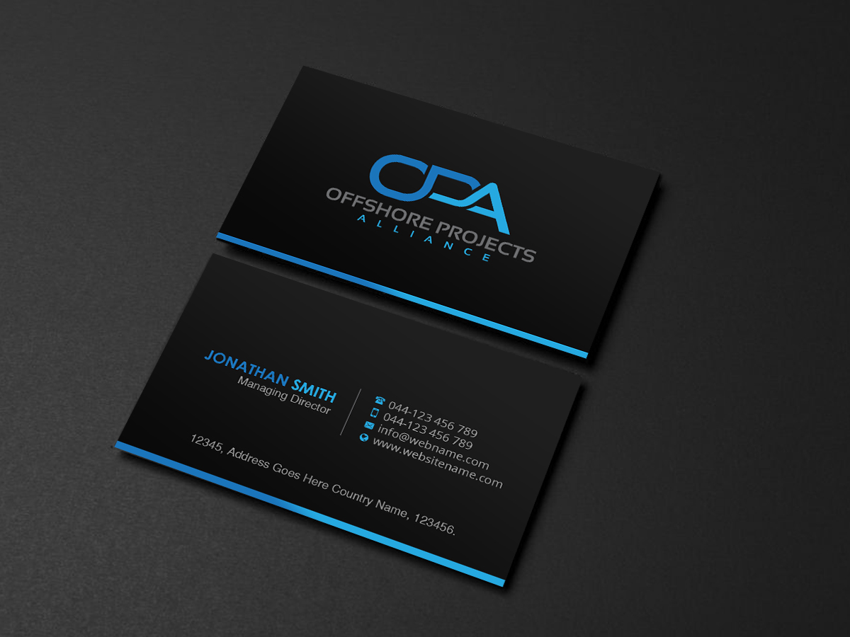 Business Card Design by Creations Box 2015 for this project | Design #22593048