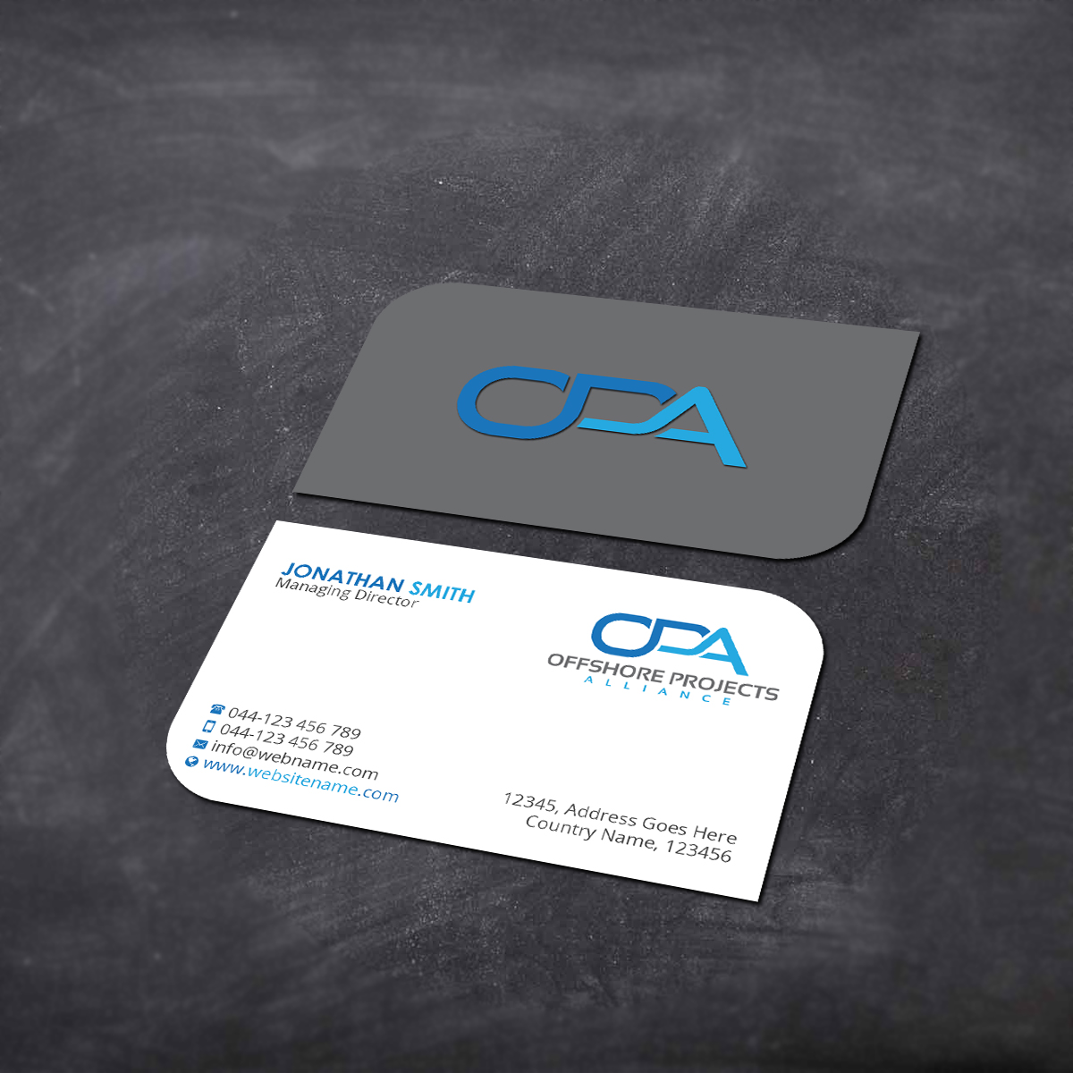 Business Card Design by Creations Box 2015 for this project | Design #22593049